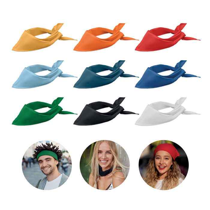 BANDANA BANDIDO - Multifunctionele sjaal - Babyblauw