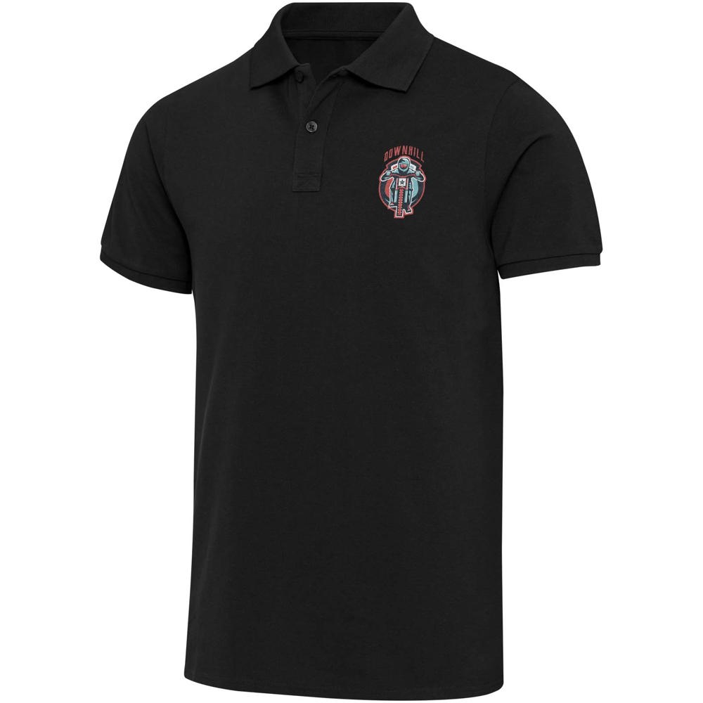 Beryl 220 g/m² unisex OCS gecertificeerde organische gerecyclede polo met korte mouwen