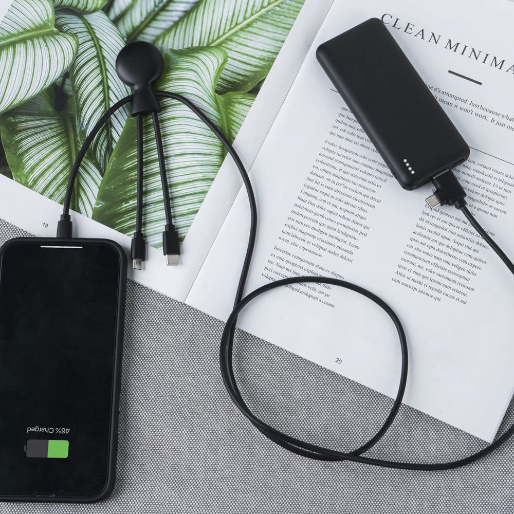 3199 | Xoopar Mr. Bio Powerbank and Cable pack 7000mAh