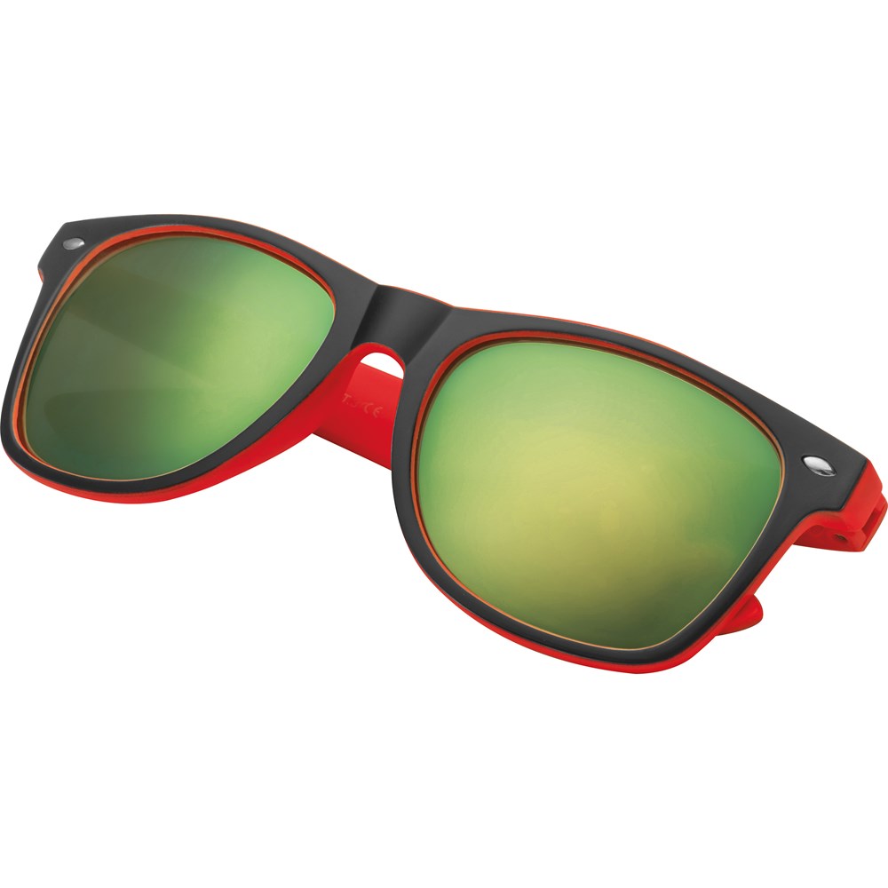 Bicolour Zonnebril - Rood