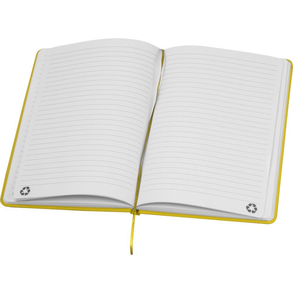 A5 notitieboekje van gerecycled papier