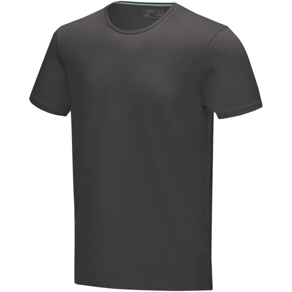 Balfour biologisch heren t-shirt met korte mouwen - Stormgrijs