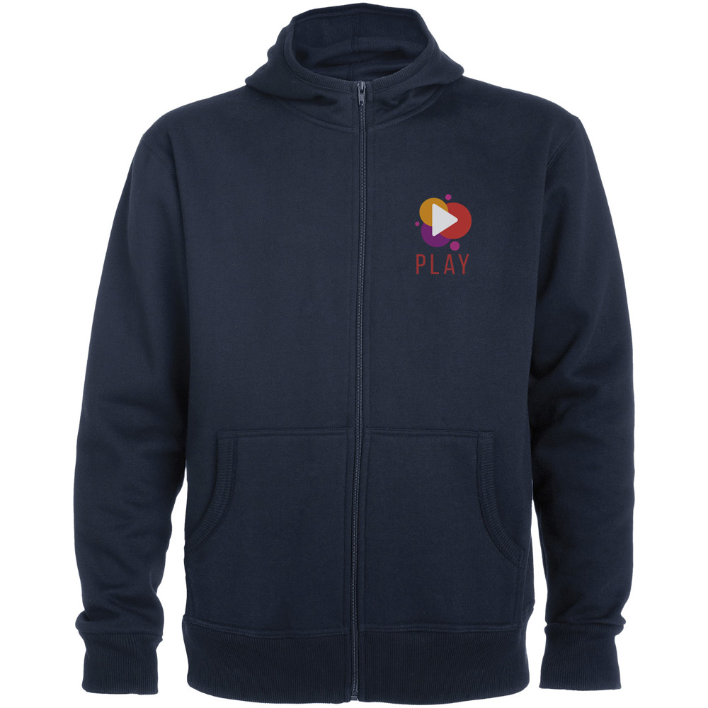 Montblanc 280 g/m² unisex hoodie met volledige rits