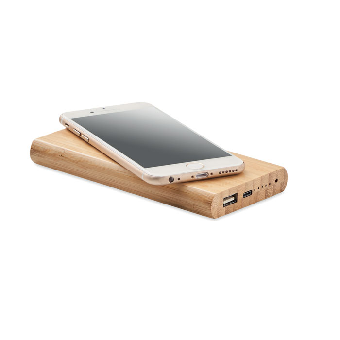 ARENA C - Bamboe powerbank 6000 mAh