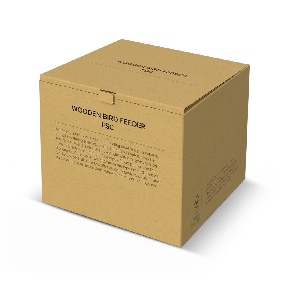 Houten Vogelvoederhuisje FSC
