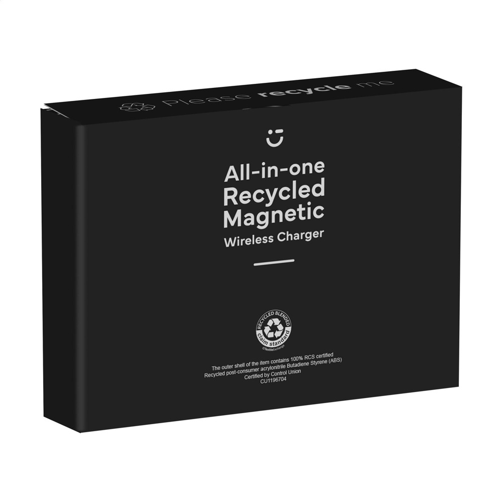 All-in-one RCS Recycled 15W Magnetic Wireless Charger