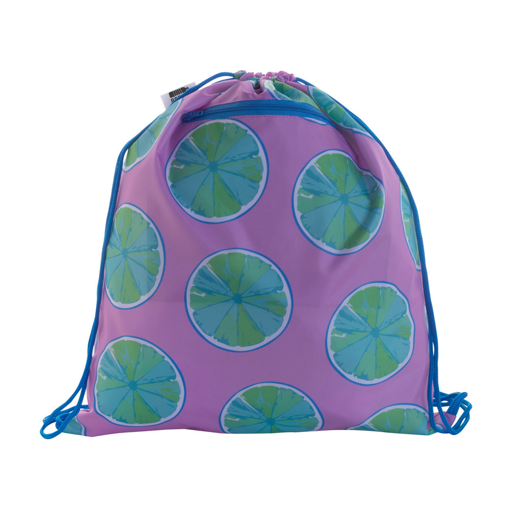 CreaDraw RFID RPET - custom made trekkoordtas - blauw