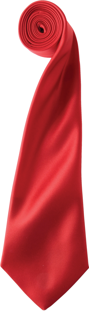 PR750 - Satijnen stropdas - RED