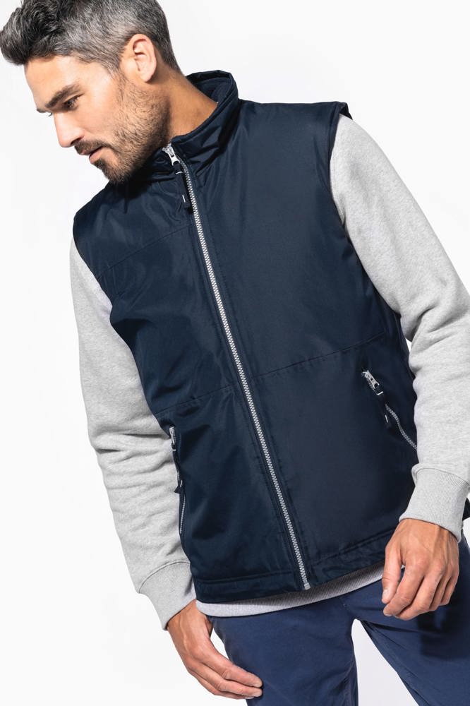 K659 - Met fleece gevoerde bodywarmer heren