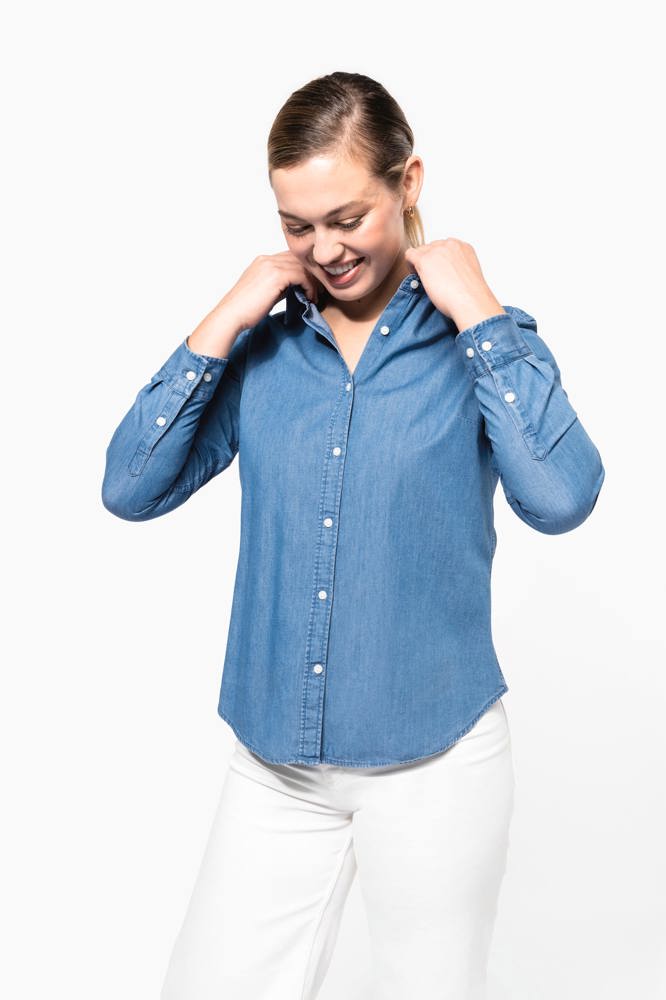 K509 - Damesblouse Denim