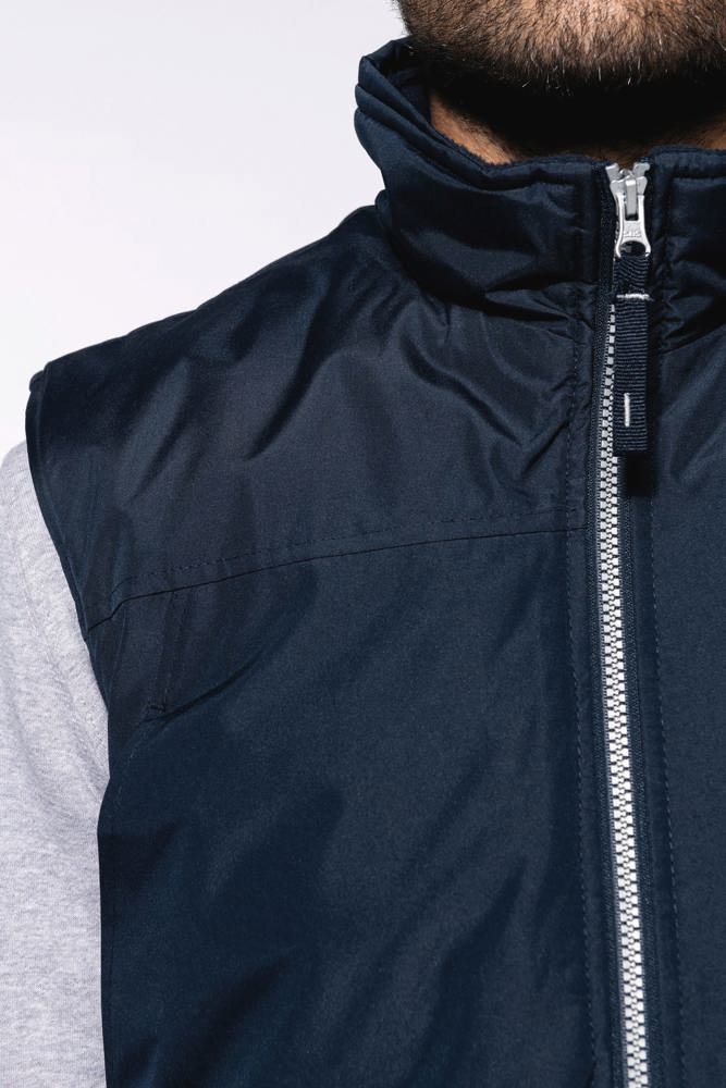 K659 - Met fleece gevoerde bodywarmer heren
