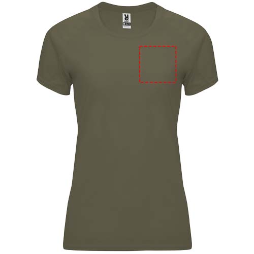 Bahrain 135 g/m² sportshirt met korte mouwen voor dames