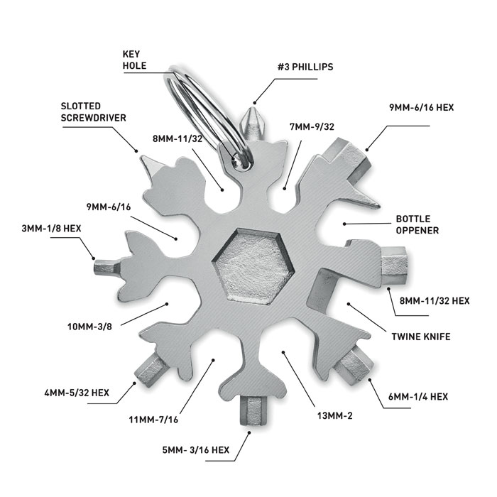 FLOQUET - Roestvrij stalen multi-tool