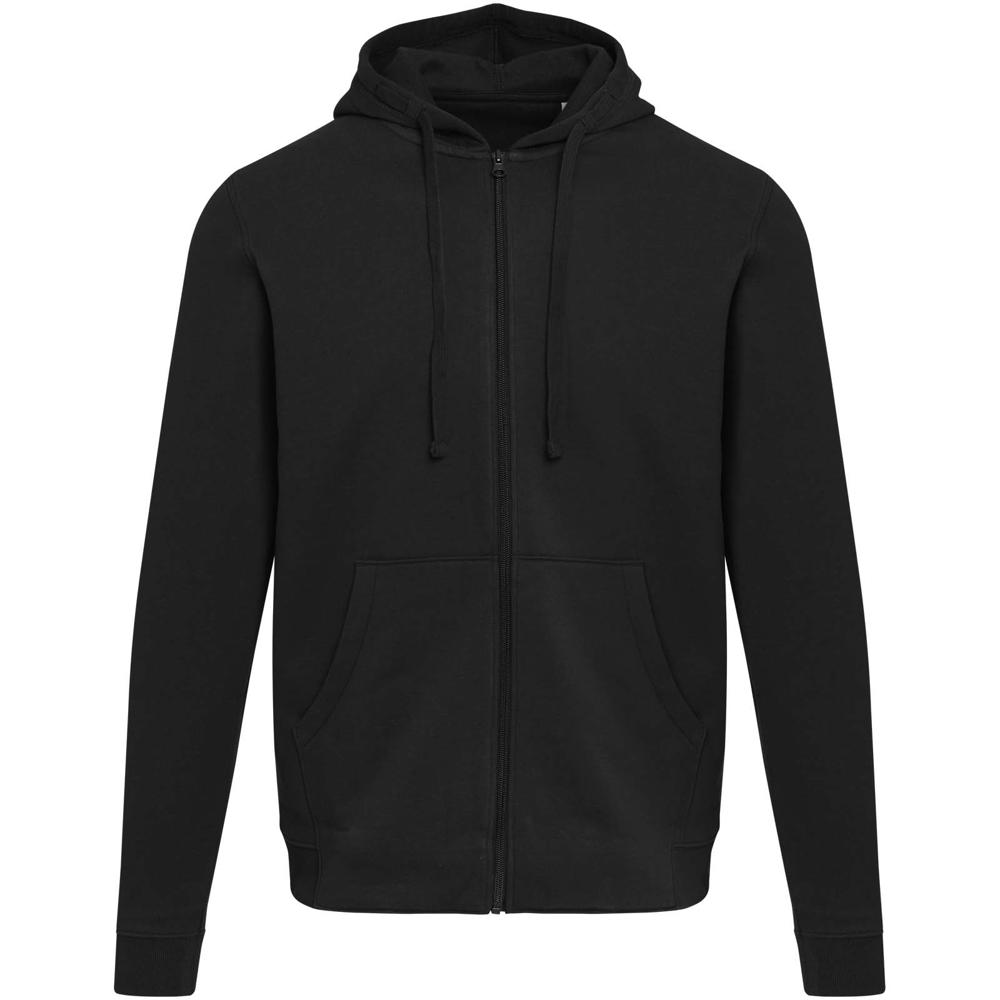 Jasper 280 g/m² unisex full-zip hoodie van OCS gerecycled organisch katoen