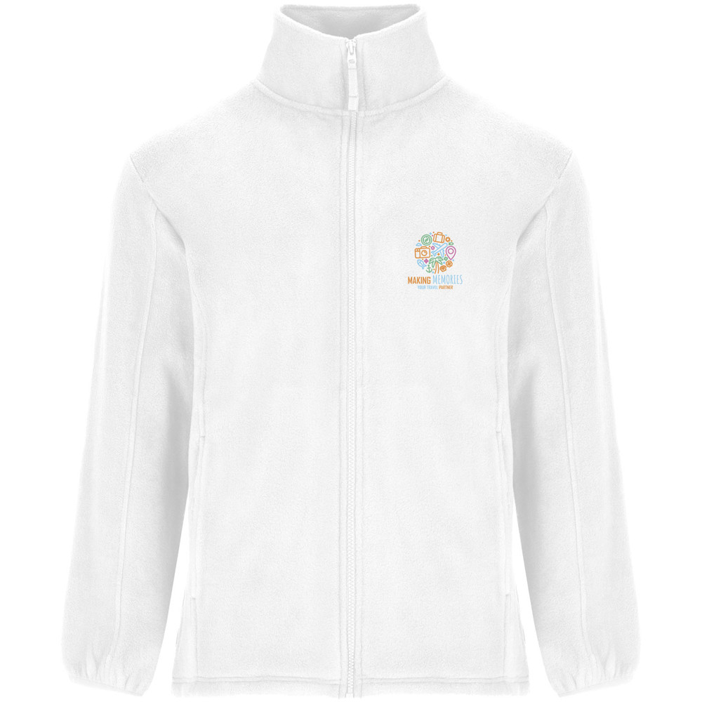 Artic fleece herenjack met volledige rits