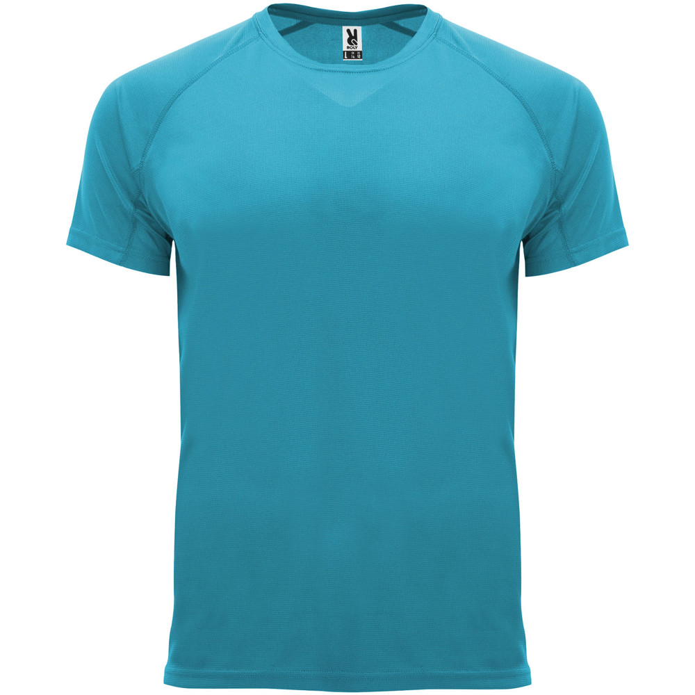 Bahrain 135 g/m² sportshirt met korte mouwen voor kinderen - Turkoois