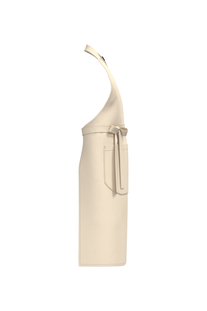 K8007 - Schort met zak van biologisch katoen