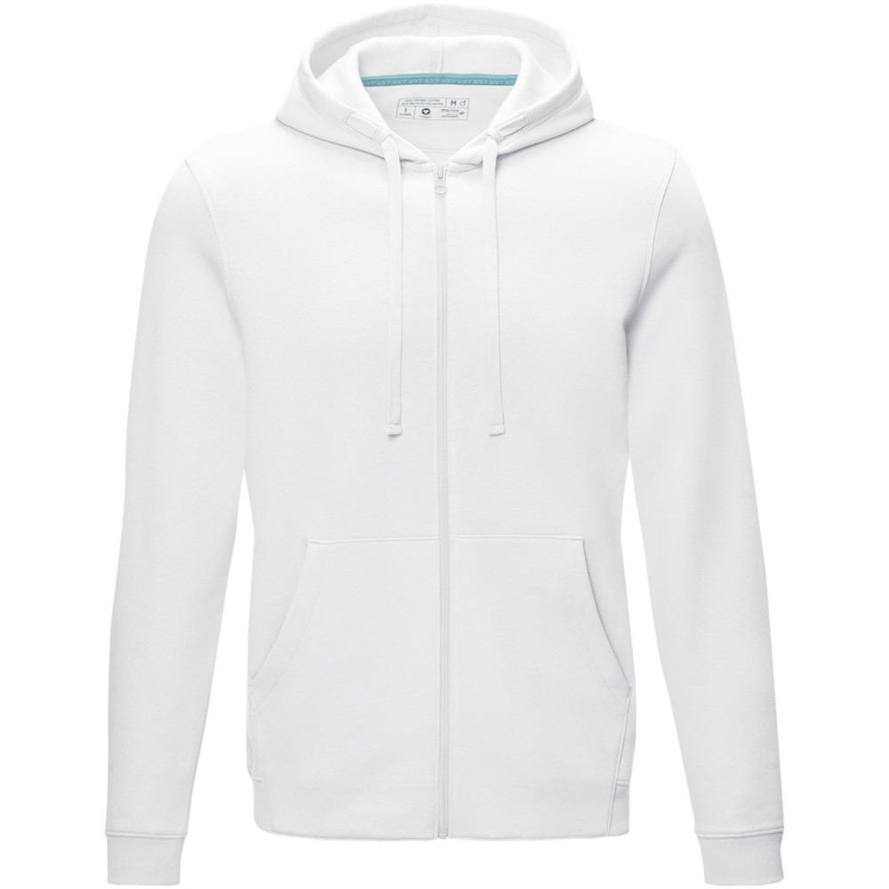 Ruby heren biologische gerecyclede hoodie met volledige rits