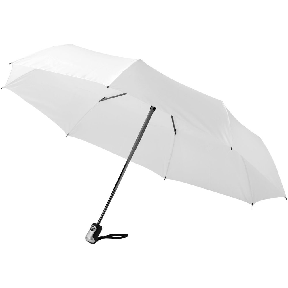 Alex 21,5'' opvouwbare automatische paraplu - Wit