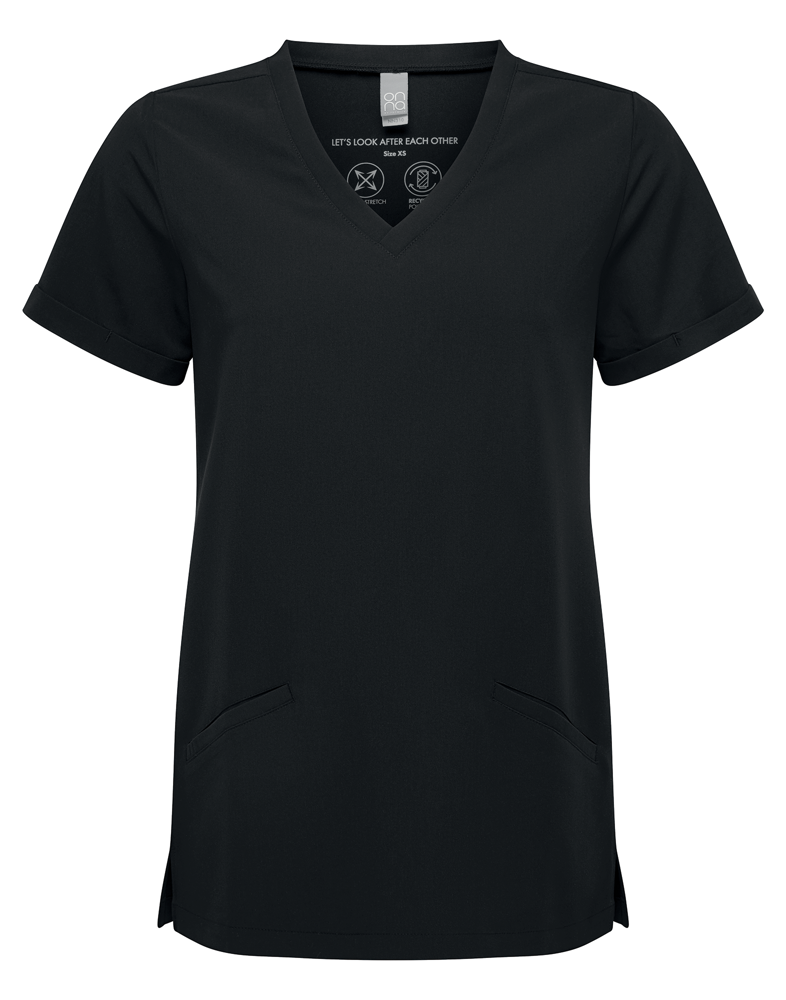 NN310 - Stretch tuniek met korte mouwen voor dames