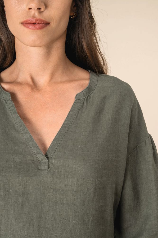SP524 - Linnen damesblouse