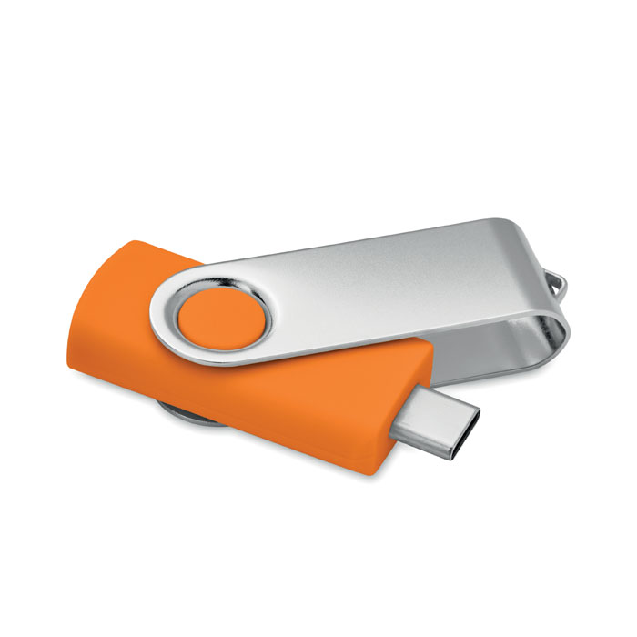 COLODRI - 16GB USB flash 3.0 type-C MO1401 - Oranje