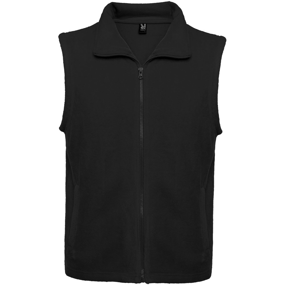 Bellagio unisex fleece bodywarmer - Zwart