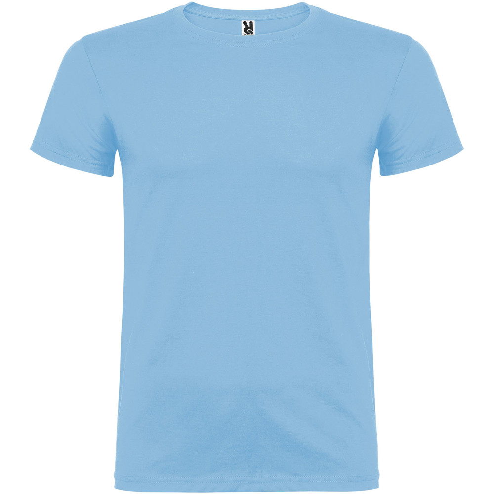 Beagle 155 g/m² herenshirt met korte mouwen - Hemelsblauw