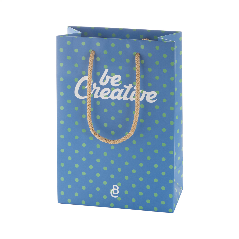 CreaShop S - custom made, papieren winkeltas. klein.