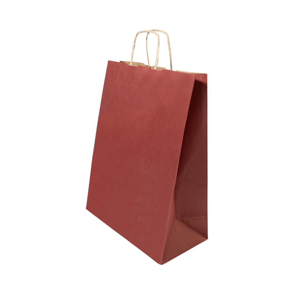 Papbag S - papieren geschenktas, klein - Bordeaux