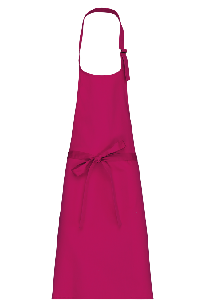 K8000 - Schort van polykatoen zonder zak - Fuchsia