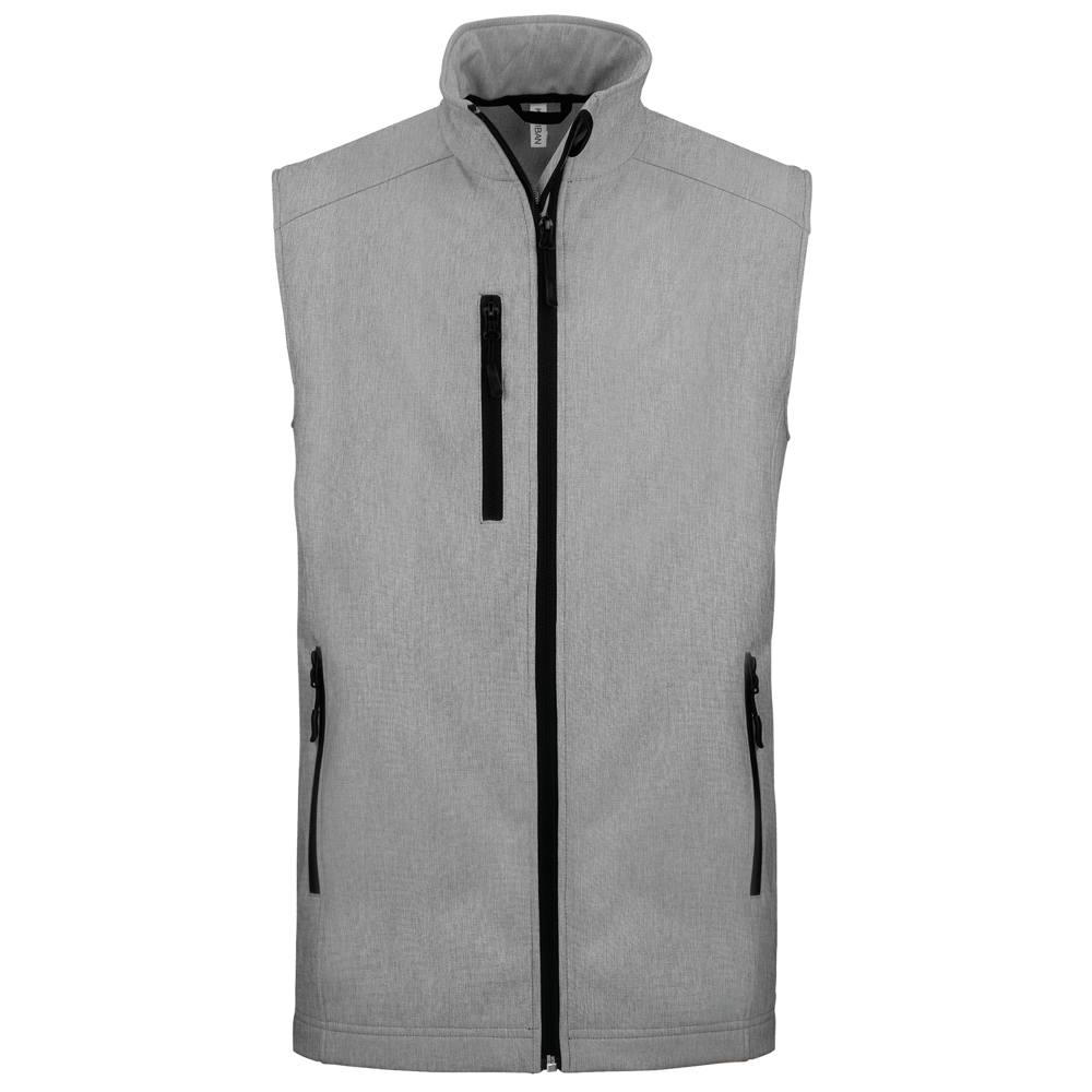 K403 - Softshell bodywarmer - Marl Grey