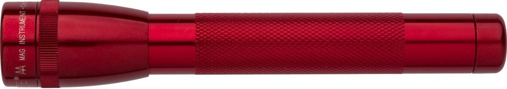 Aluminium Maglite mini AA zaklamp Monique - rood
