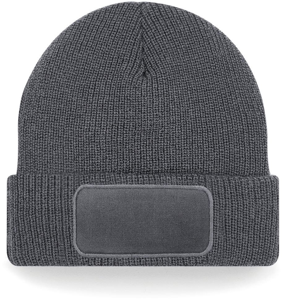B440 - Thinsulate™ Patch Beanie - Graphite Grey