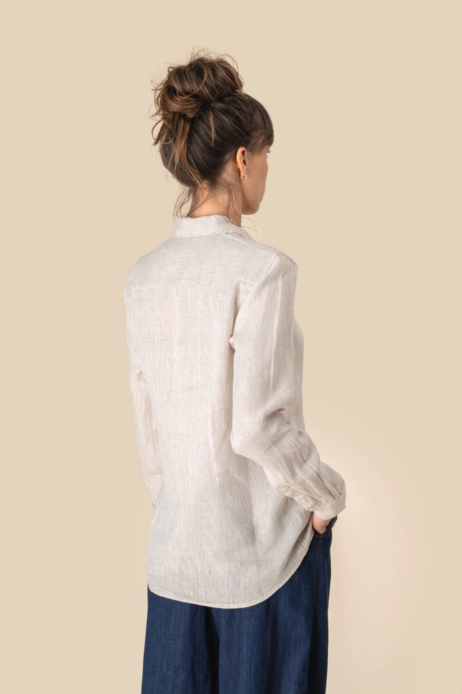 SP505 - Linnen damesblouse