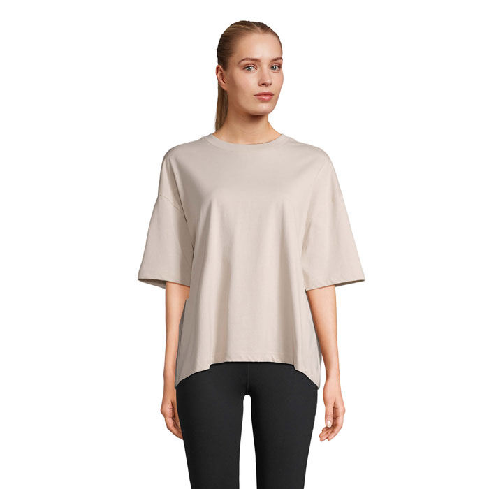 BOXY WOMEN - BOXY OVERSIZE T-SHIRT DAMES - Linen Twin