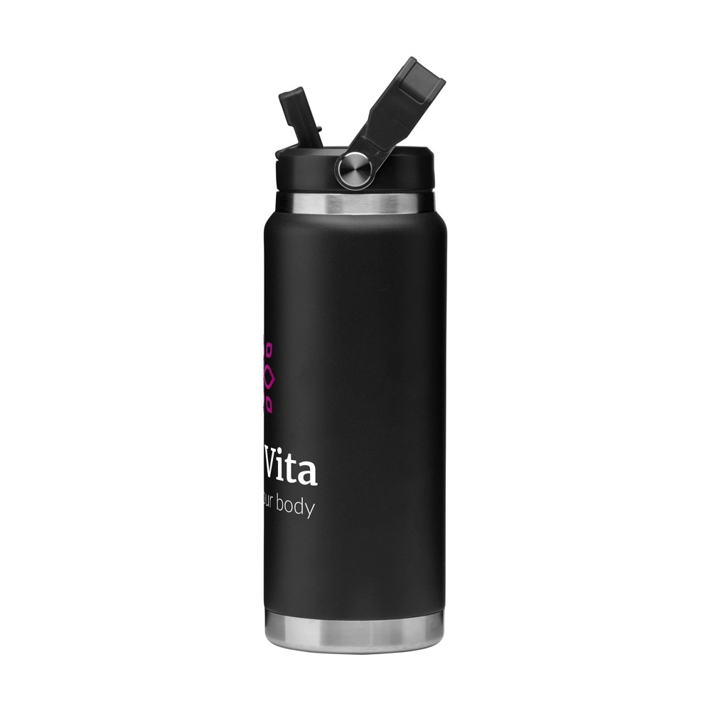AnthronSquare RCS Steel Flask 900 ml thermosfles - Zwart