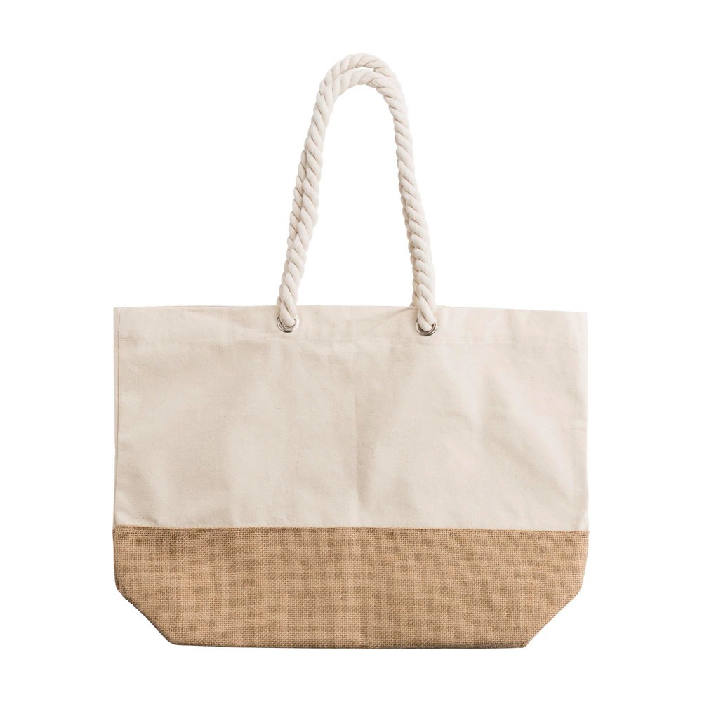 Boodschappentas Diego | Katoen 280 g/m² | Jute bodem