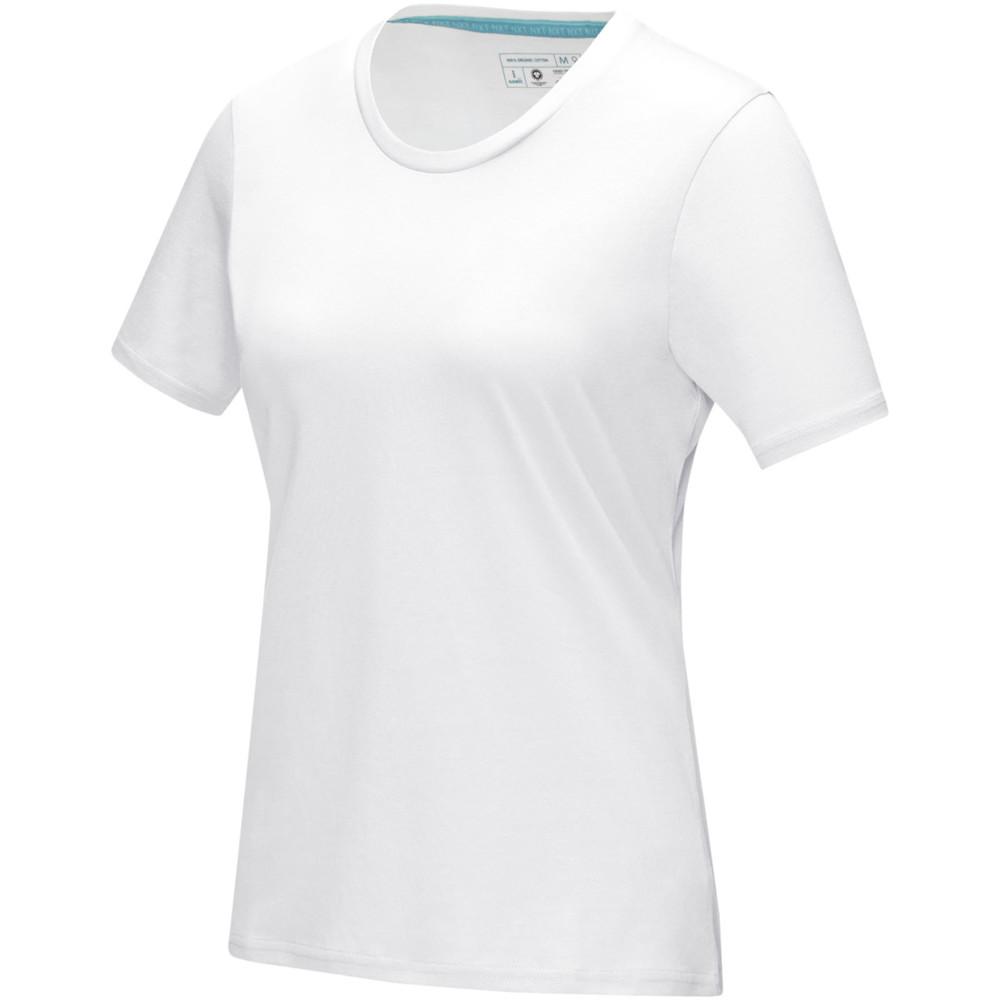 Azurite dames T-shirt met korte mouwen biologisch textiel - Wit