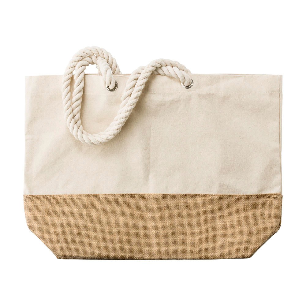 Boodschappentas Diego | Katoen 280 g/m² | Jute bodem