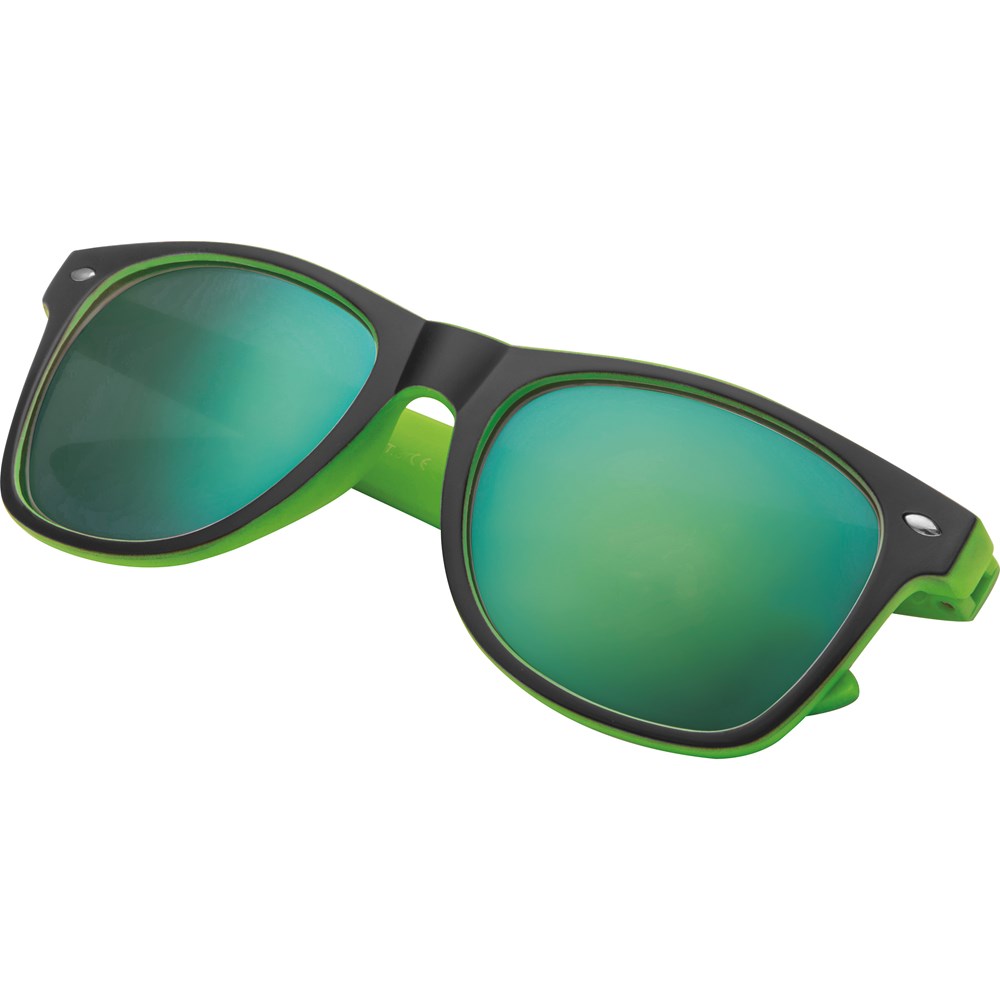 Bicolour Zonnebril - Groen
