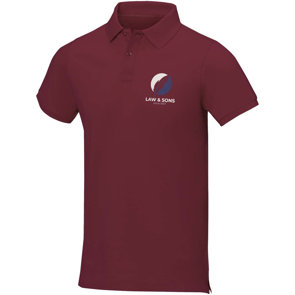 Calgary 200 g/m² herenpolo met korte mouwen