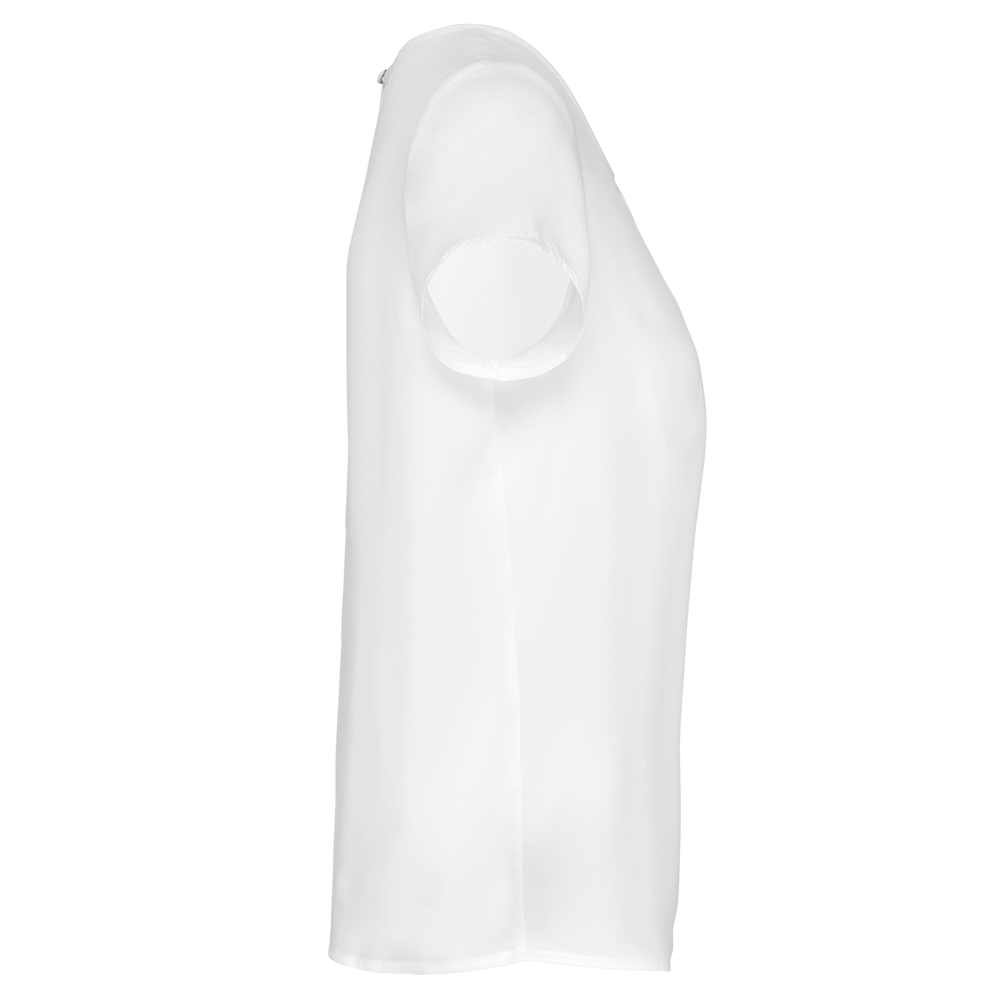K5002 - Damesblouse in crêpe met korte mouwen