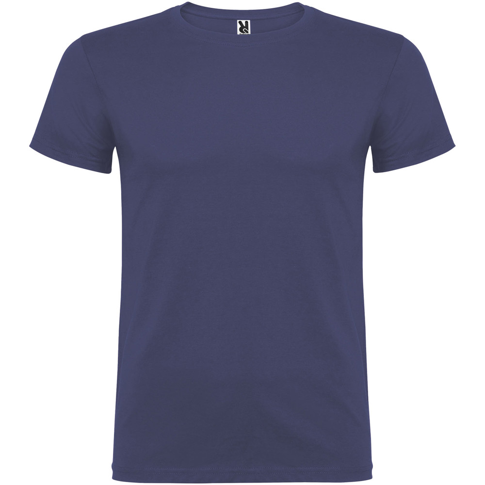 Beagle 155 g/m² herenshirt met korte mouwen - Denim blauw