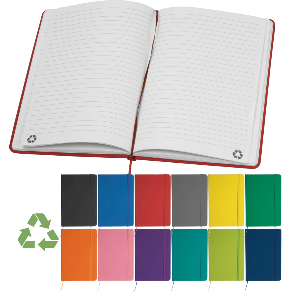 A5 notitieboekje van gerecycled papier