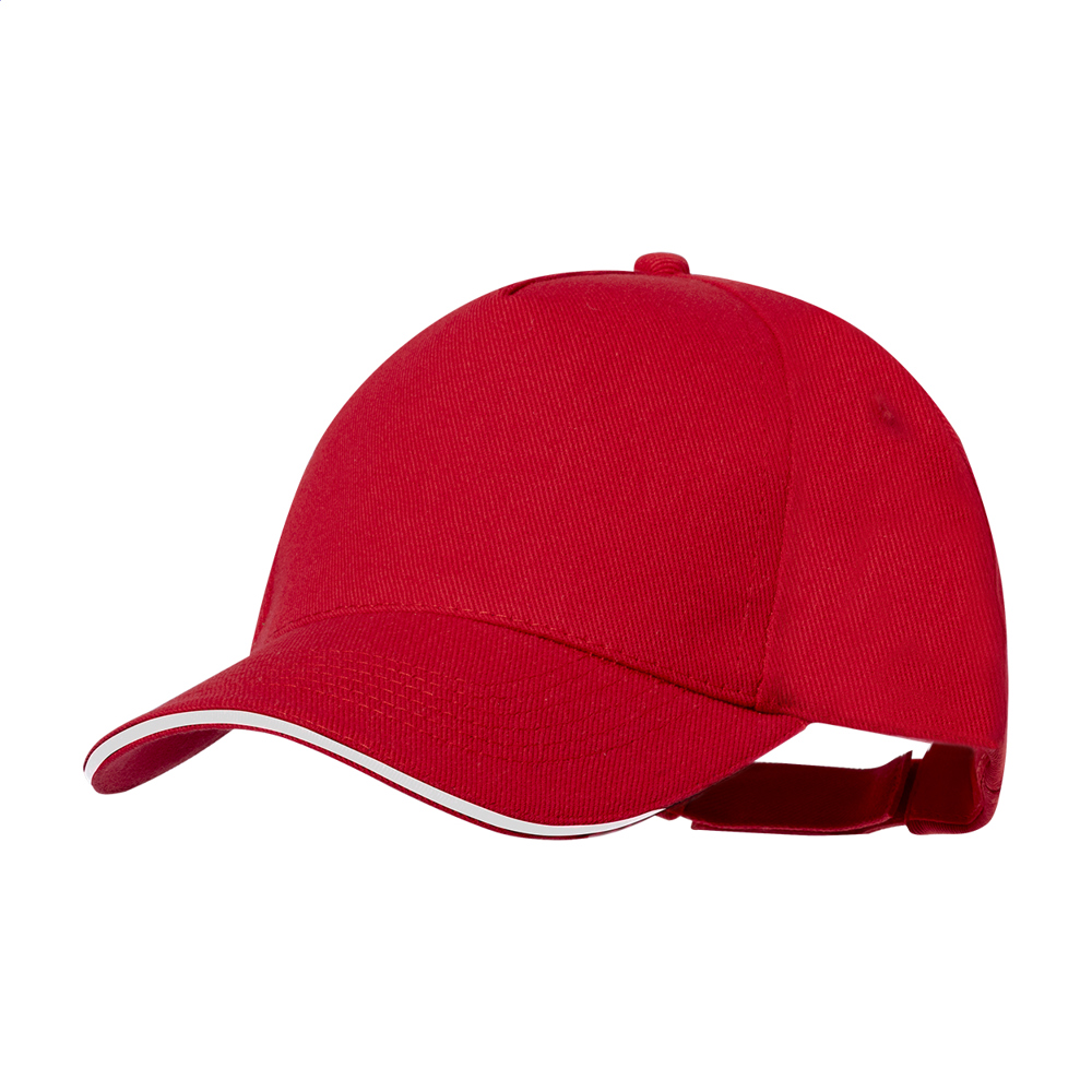 Aaron - RPET-baseball cap - Rood