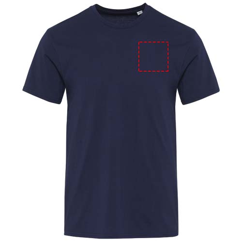 Azurite 160 g/m² unisex OCS organisch T-shirt met korte mouwen