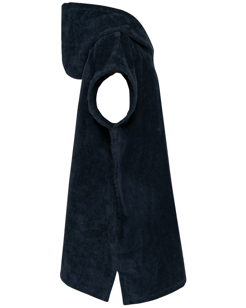 PA582 - Kinderponcho met capuchon van badstof