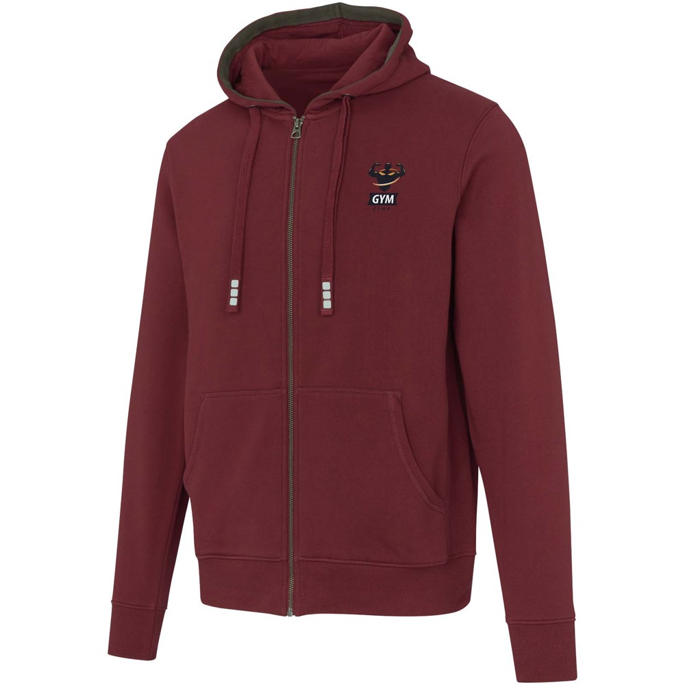 Arora 300 g/m² unisex hoodie met ritssluiting