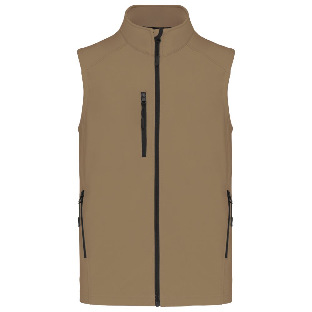 K403 - Softshell bodywarmer - Camel